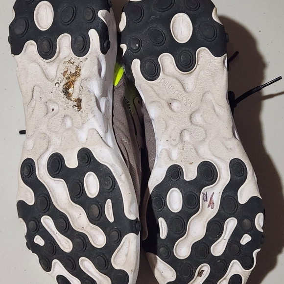 Nike REACT ELement 55 Pumice Gray/black Running Sneaker Size 8.5 - Picture 13 of 16